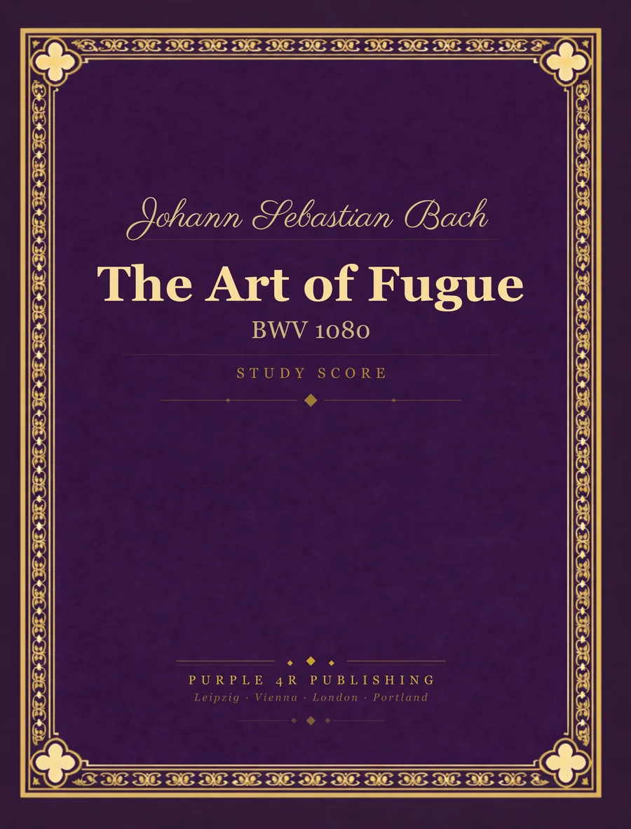 Cover of Johann Sebastian Bach — The Art of Fugue
