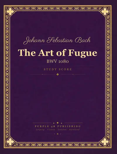 Cover of Johann Sebastian Bach — The Art of Fugue