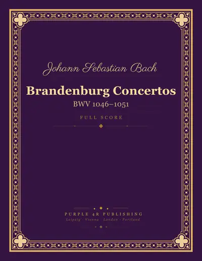 Cover of Johann Sebastian Bach — Brandenburg Concertos