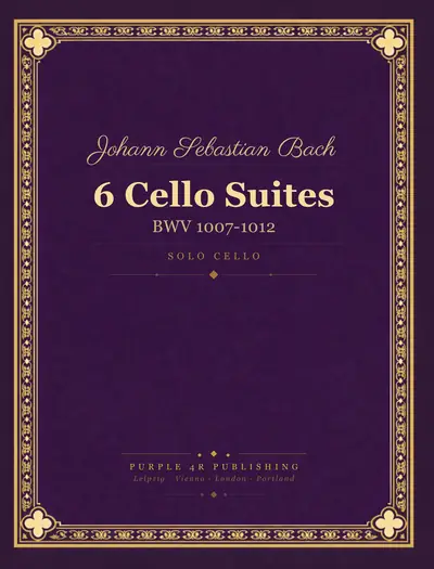 Cover of Johann Sebastian Bach — 6 Cello Suites