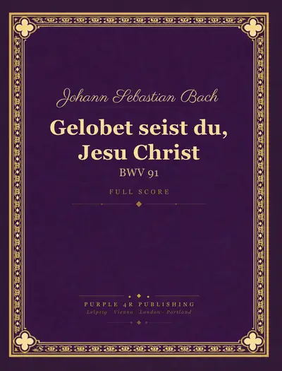 Cover of Johann Sebastian Bach — Gelobet seist du, Jesu Christ
