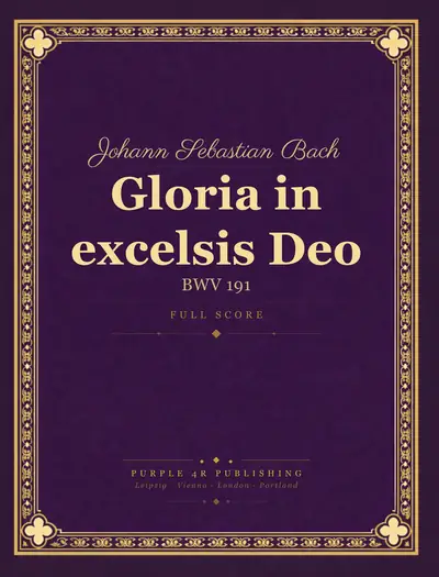Cover of Johann Sebastian Bach — Gloria in excelsis Deo