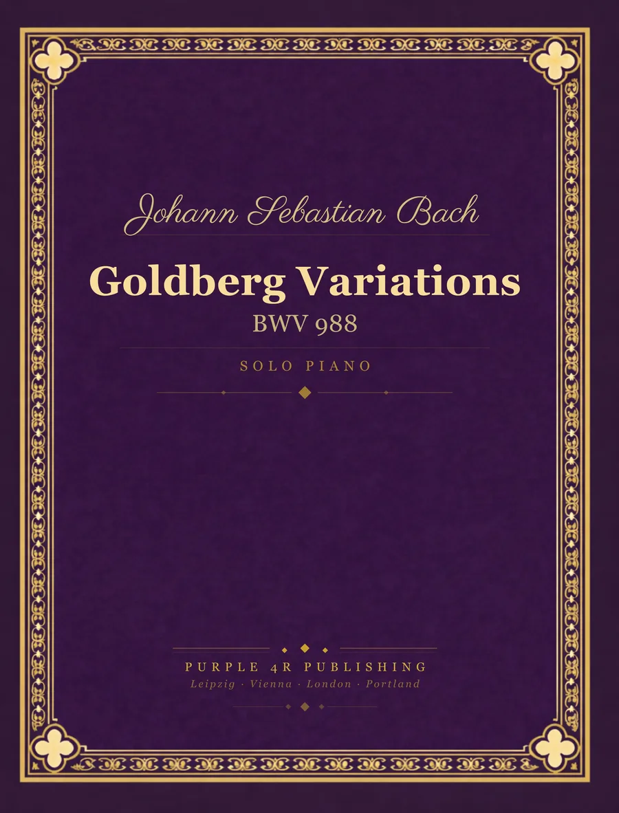 Cover of Johann Sebastian Bach — Goldberg Variations