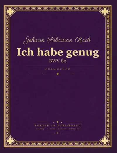 Cover of Johann Sebastian Bach — Ich habe genug