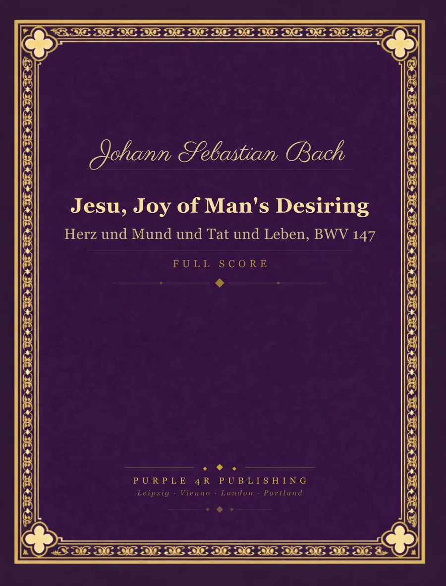 Cover of Johann Sebastian Bach — Jesu, Joy of Man's Desiring
