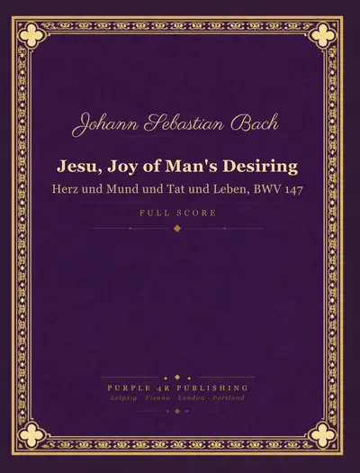 Cover of Johann Sebastian Bach — Jesu, Joy of Man's Desiring