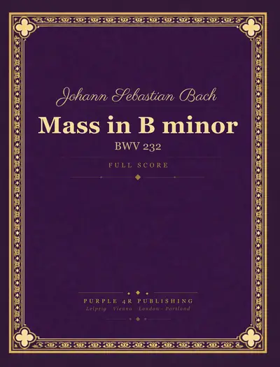 Cover of Johann Sebastian Bach — Mass in B minor