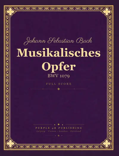 Cover of Johann Sebastian Bach — Musikalisches Opfer