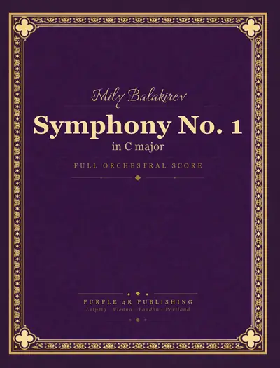 Cover of Mily Balakirev — Symphony No. 1