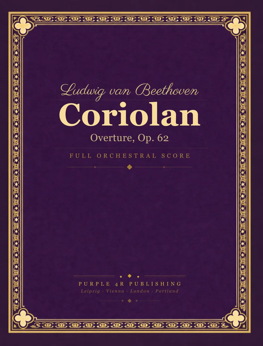 Cover of Ludwig van Beethoven — Coriolan