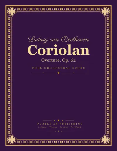 Cover of Ludwig van Beethoven — Coriolan