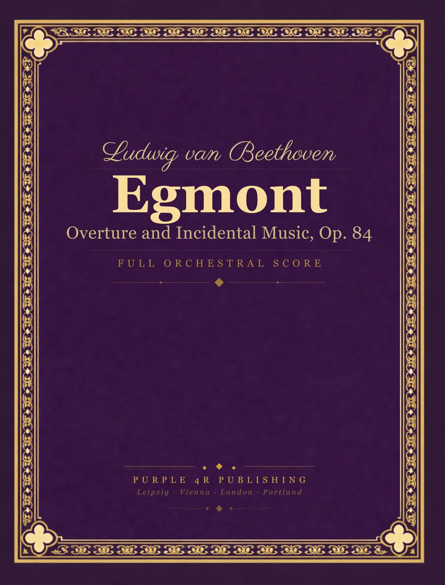 Cover of Ludwig van Beethoven — Egmont