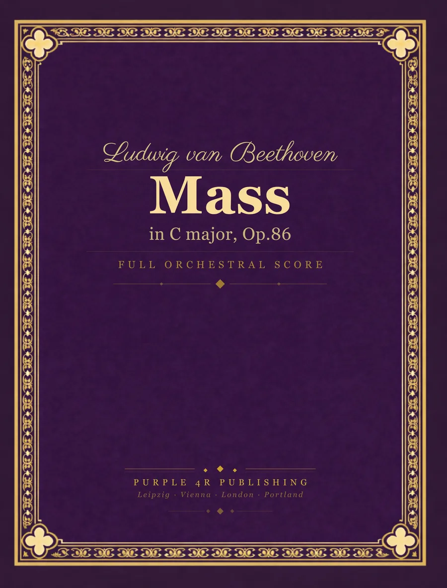 Cover of Ludwig van Beethoven — Mass