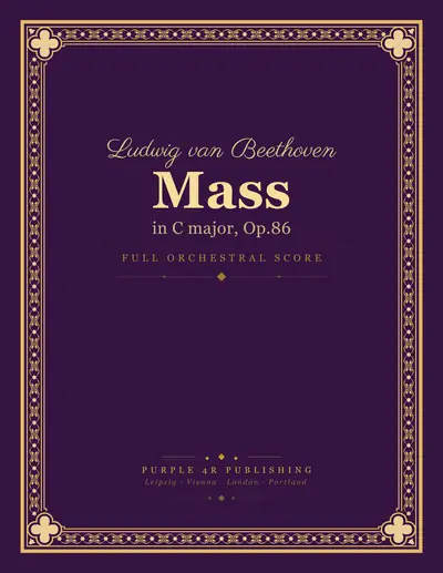 Cover of Ludwig van Beethoven — Mass