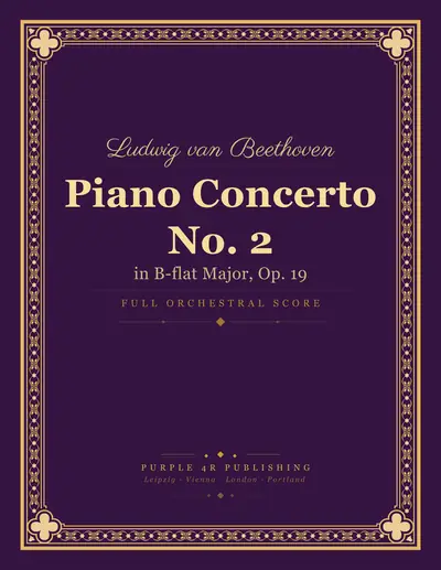 Cover of Ludwig van Beethoven — Piano Concerto No. 2