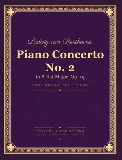 Cover of Ludwig van Beethoven — Piano Concerto No. 2