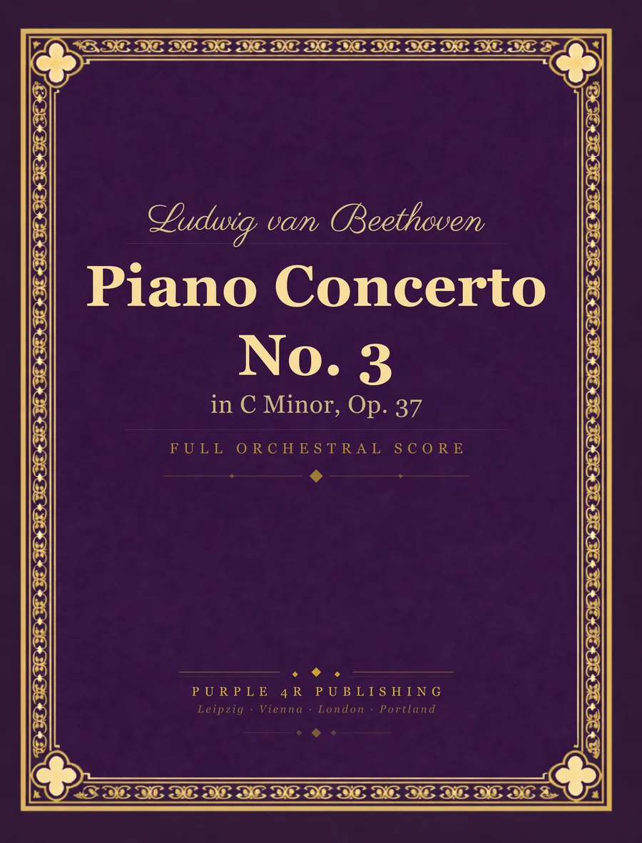 Cover of Ludwig van Beethoven — Piano Concerto No. 3