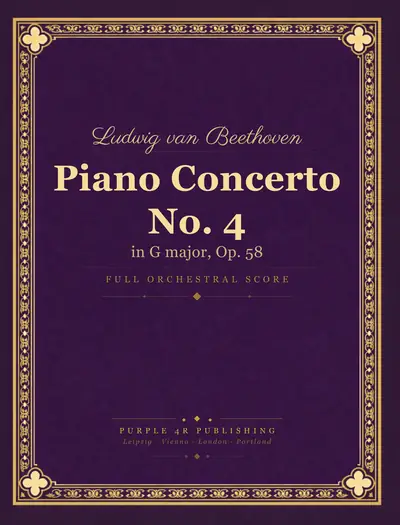Cover of Ludwig van Beethoven — Piano Concerto No. 4