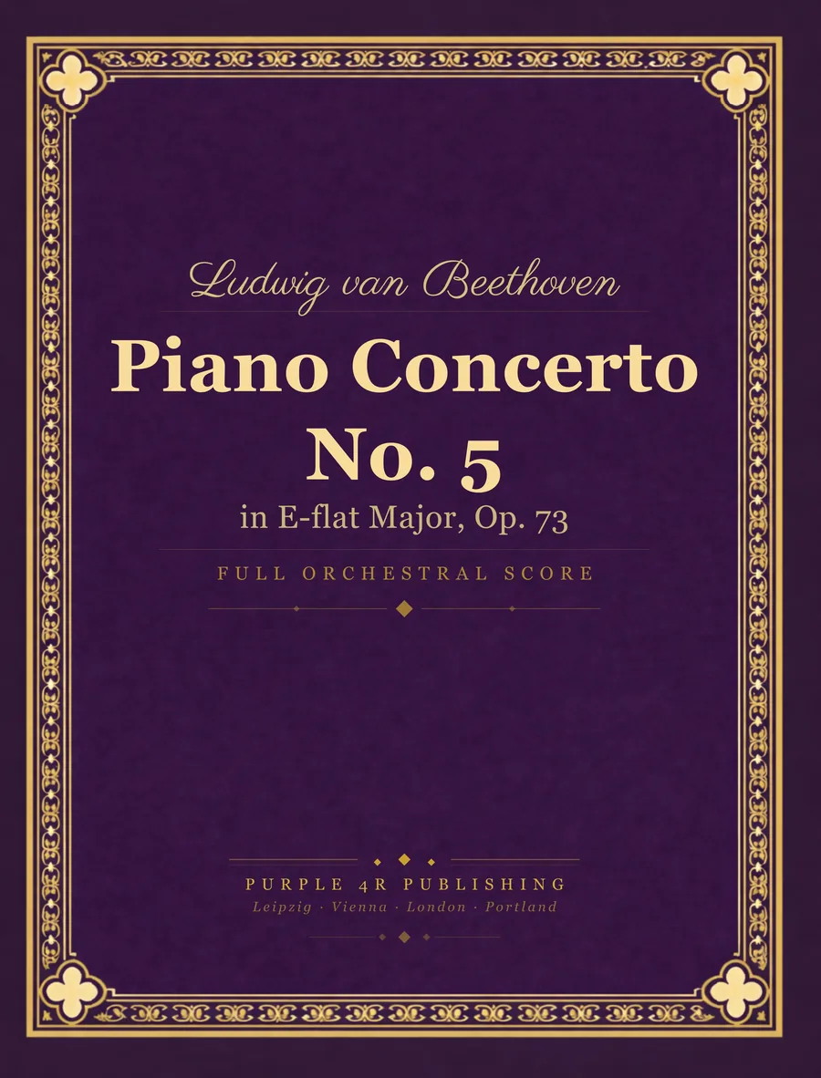 Cover of Ludwig van Beethoven — Piano Concerto No. 5