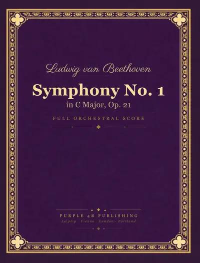 Cover of Ludwig van Beethoven — Symphony No. 1