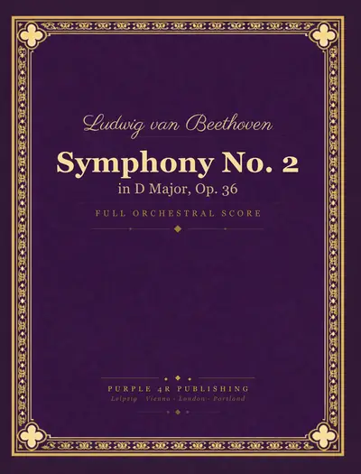 Cover of Ludwig van Beethoven — Symphony No. 2