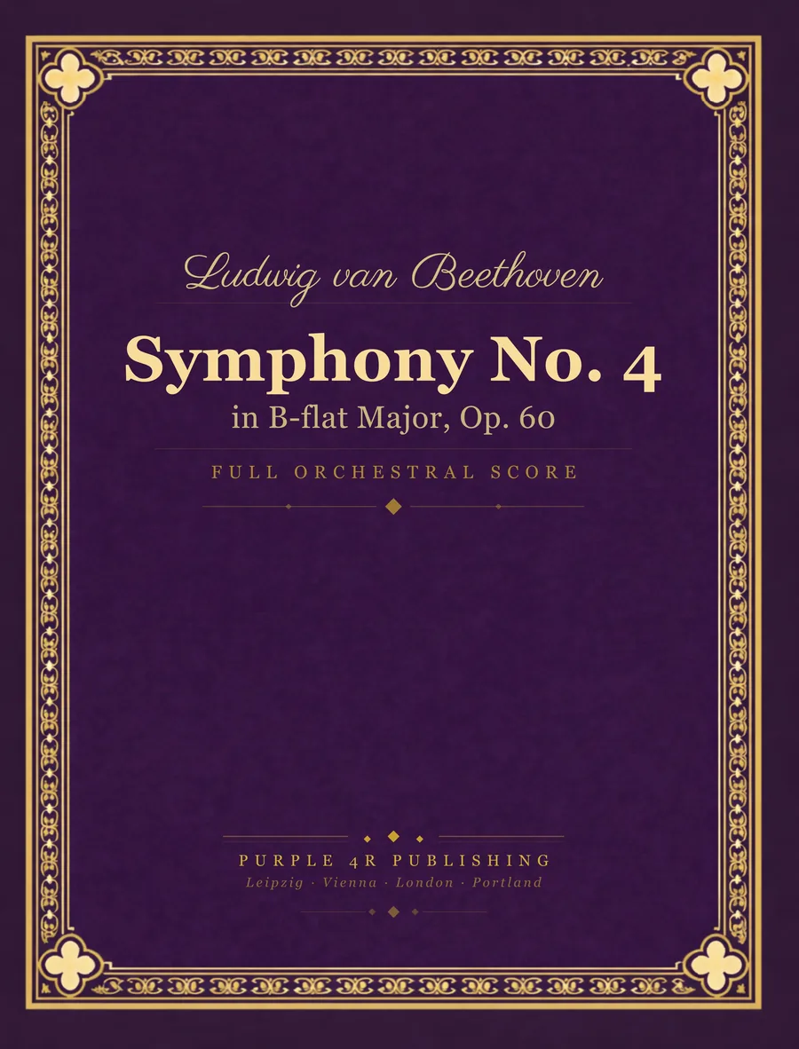 Cover of Ludwig van Beethoven — Symphony No. 4