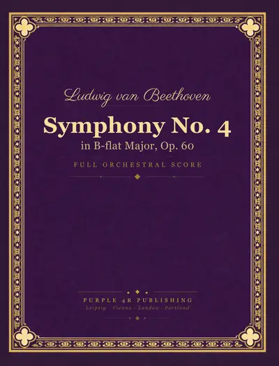 Cover of Ludwig van Beethoven — Symphony No. 4