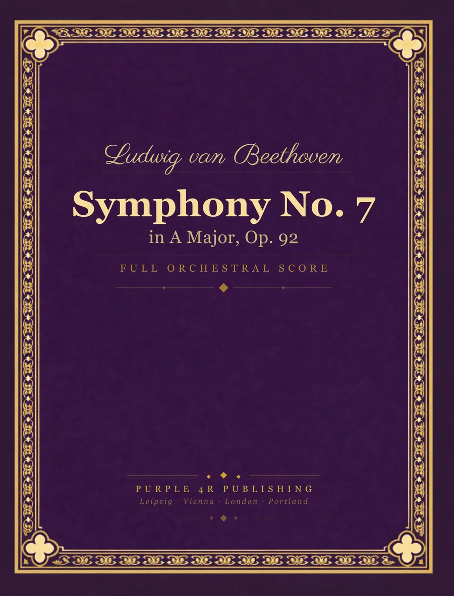 Cover of Ludwig van Beethoven — Symphony No. 7