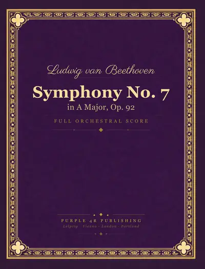 Cover of Ludwig van Beethoven — Symphony No. 7