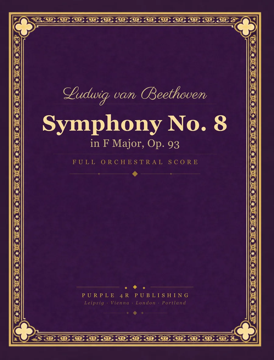 Cover of Ludwig van Beethoven — Symphony No. 8