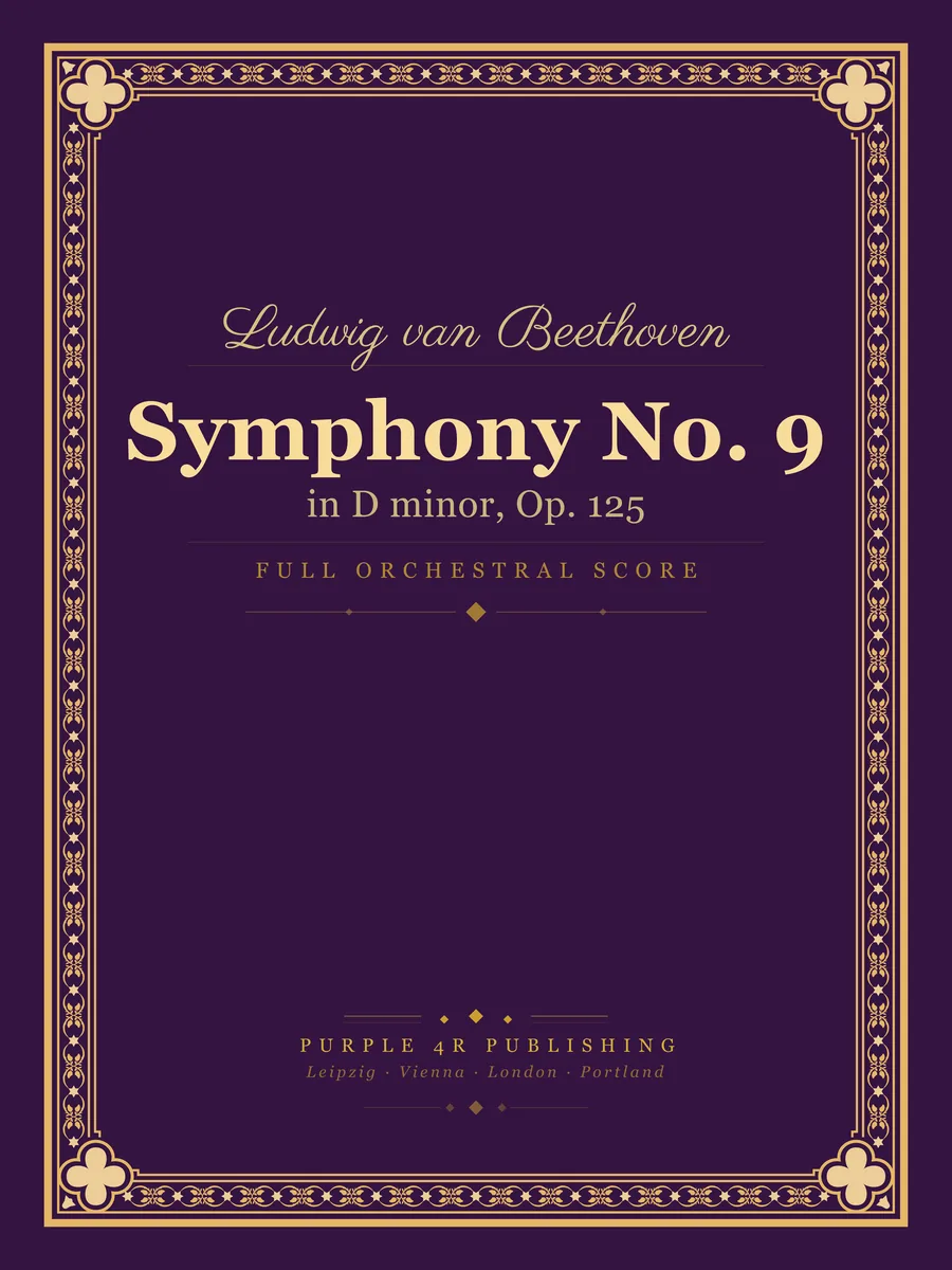 Cover of Ludwig van Beethoven — Symphony No. 9