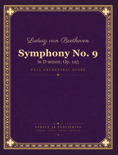 Cover of Ludwig van Beethoven — Symphony No. 9