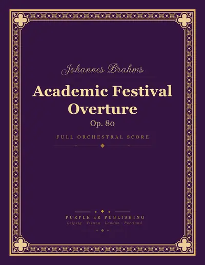 Cover of Johannes Brahms — Academic Festival Overture