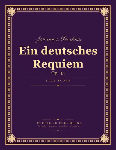 Cover of Johannes Brahms — Ein deutsches Requiem