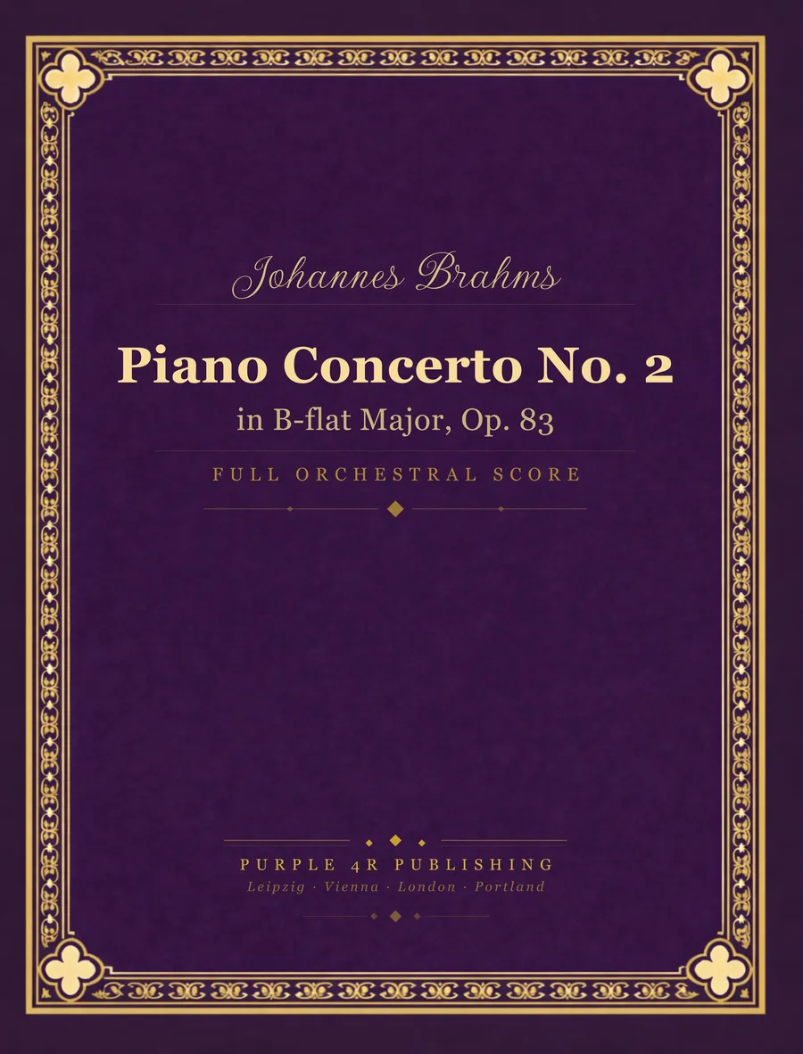 Cover of Johannes Brahms — Piano Concerto No. 2