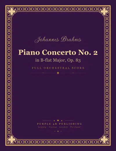 Cover of Johannes Brahms — Piano Concerto No. 2