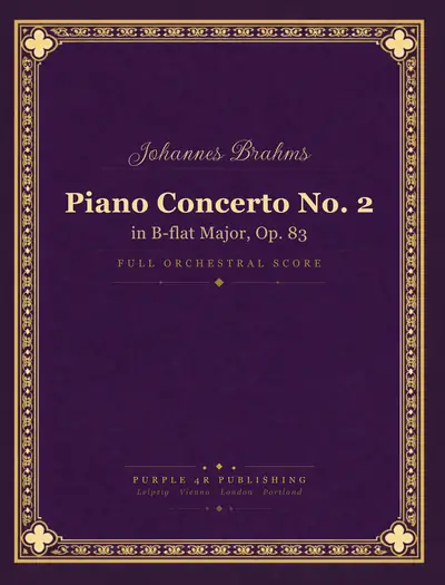 Cover of Johannes Brahms — Piano Concerto No. 2