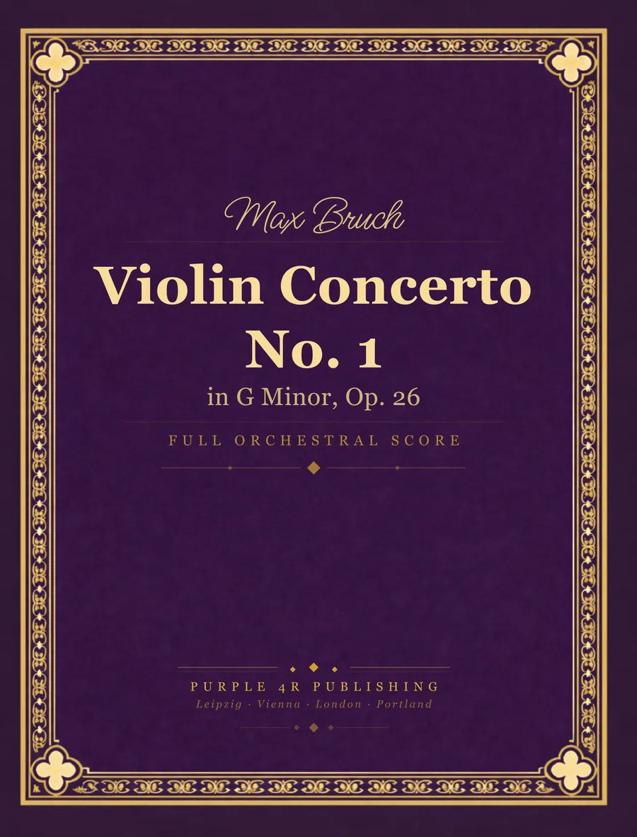 Cover of Max Bruch — Violin Concerto No. 1