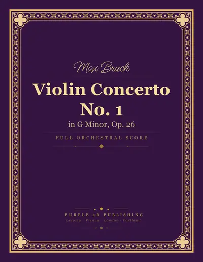 Cover of Max Bruch — Violin Concerto No. 1