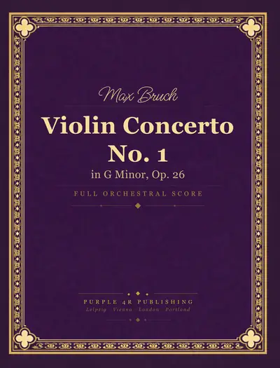 Cover of Max Bruch — Violin Concerto No. 1