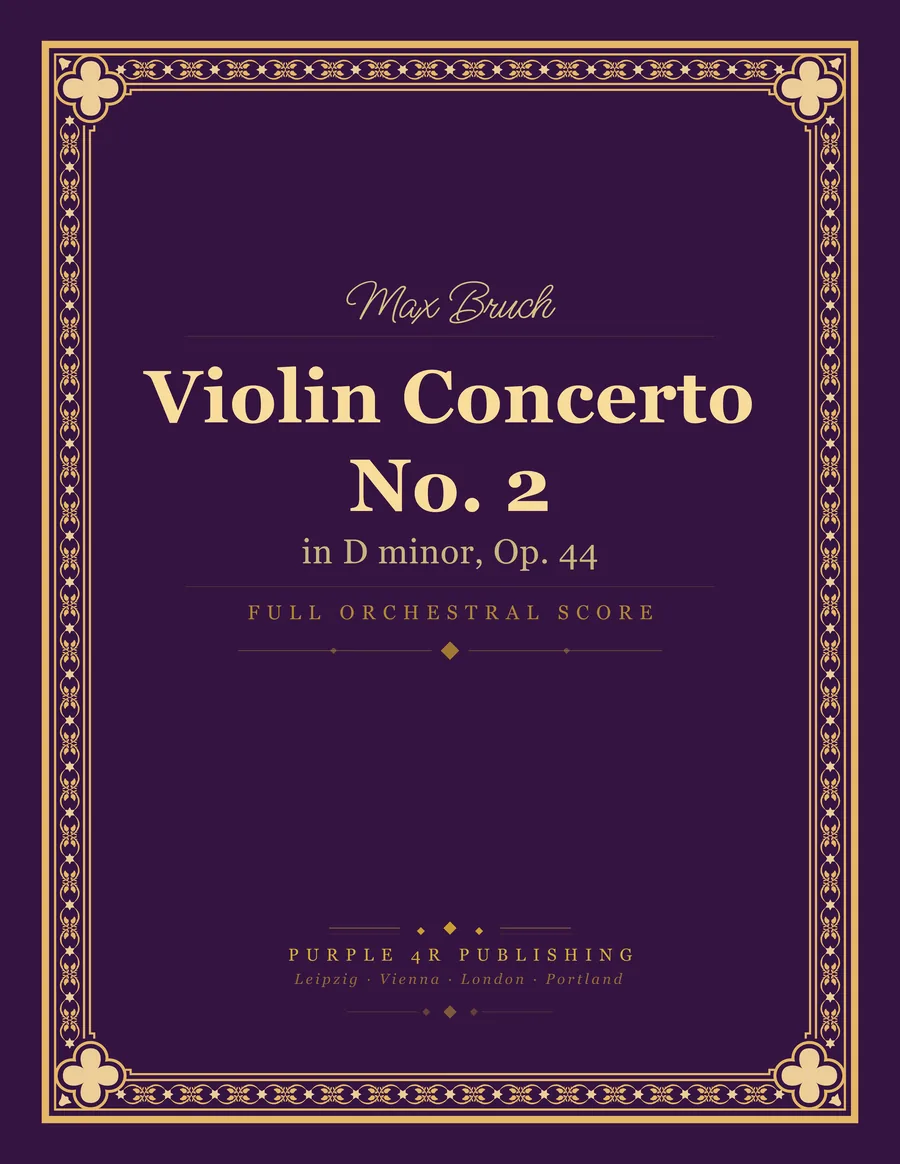 Cover of Max Bruch — Violin Concerto No. 2