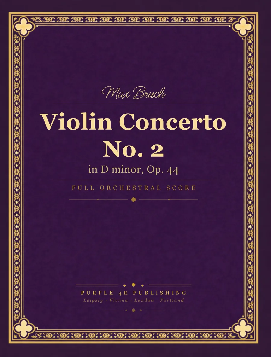Cover of Max Bruch — Violin Concerto No. 2