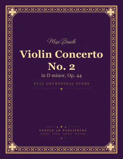 Cover of Max Bruch — Violin Concerto No. 2