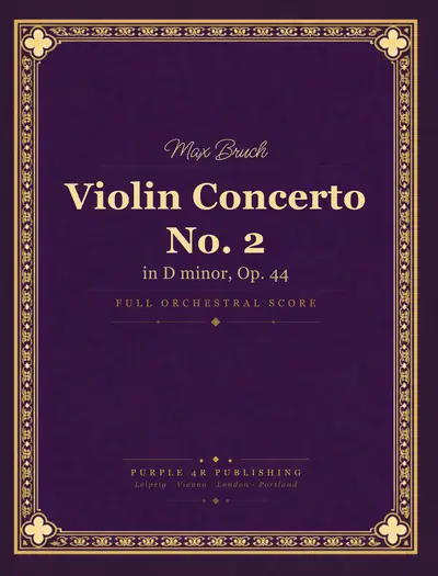 Cover of Max Bruch — Violin Concerto No. 2