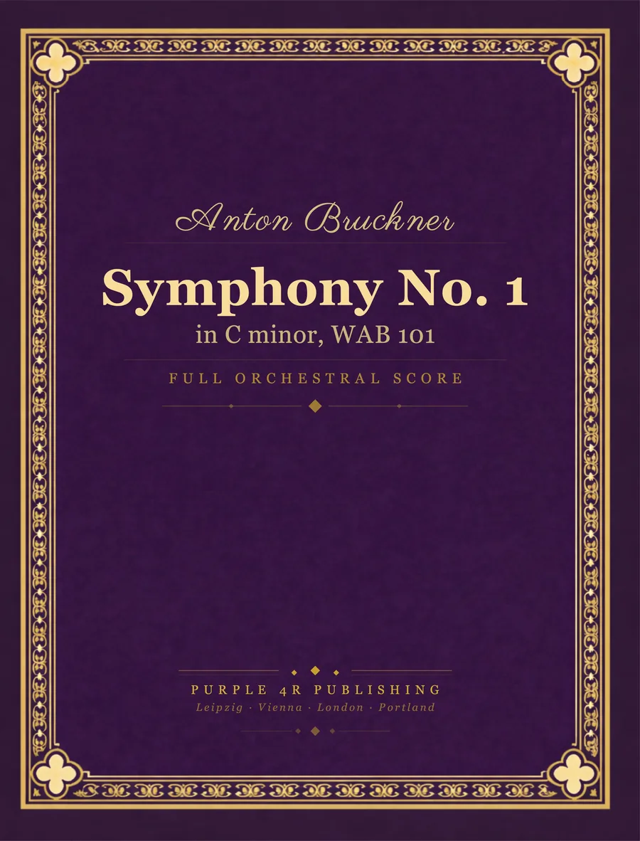 Cover of Anton Bruckner — Symphony No. 1