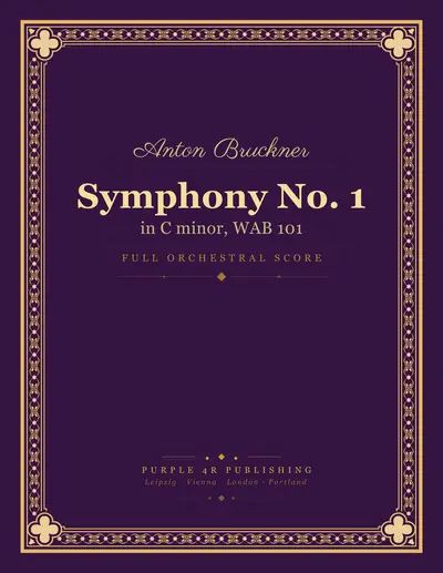 Cover of Anton Bruckner — Symphony No. 1