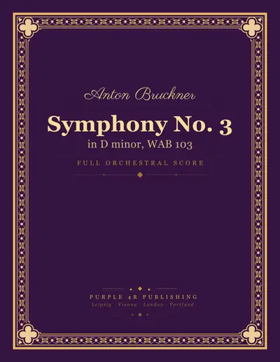 Cover of Anton Bruckner — Symphony No. 3