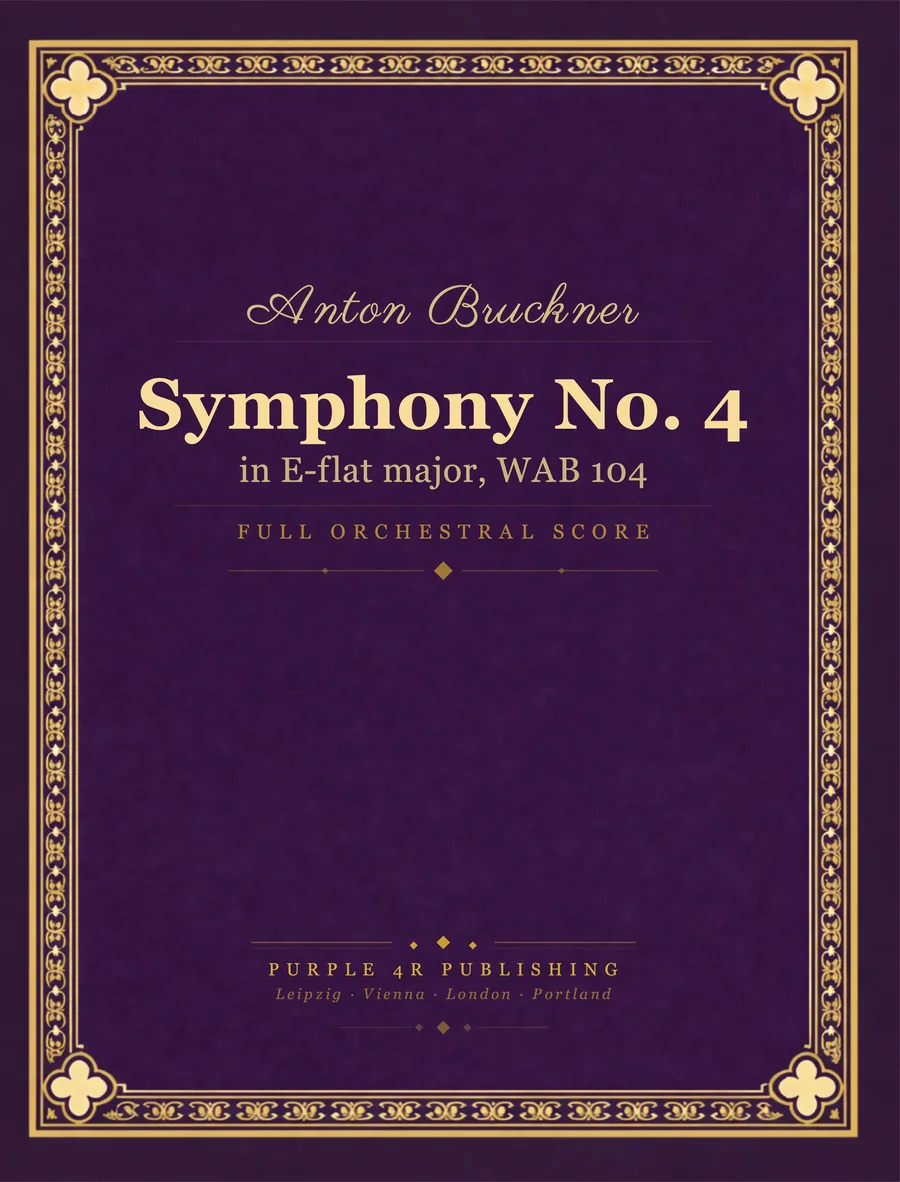 Cover of Anton Bruckner — Symphony No. 4