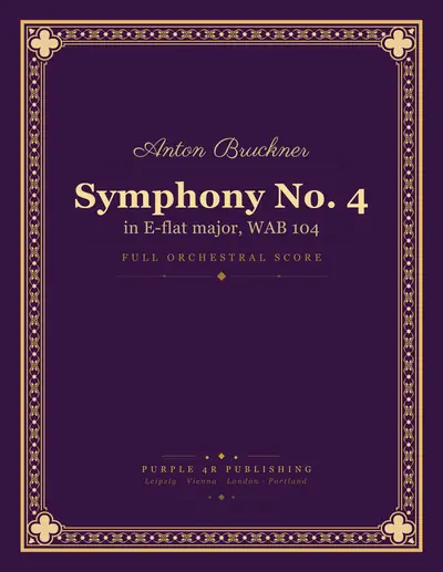 Cover of Anton Bruckner — Symphony No. 4