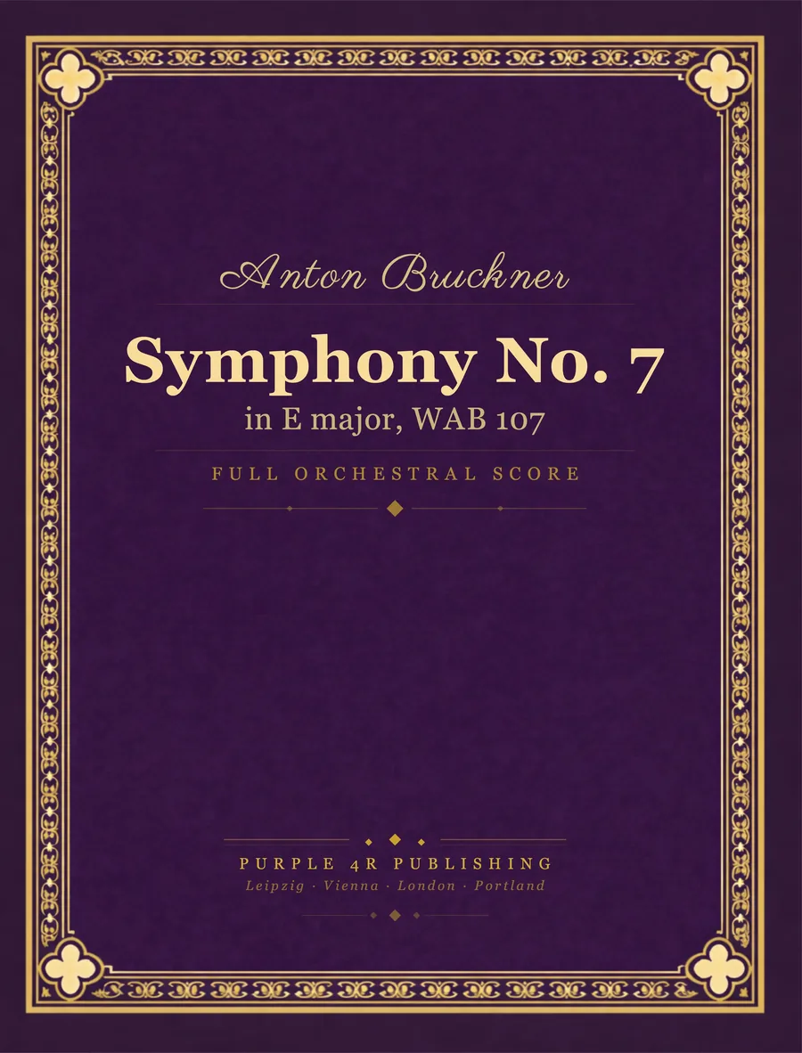 Cover of Anton Bruckner — Symphony No. 7